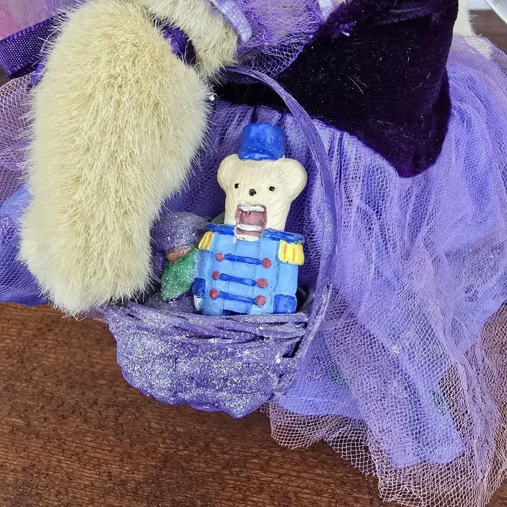 Muffy VanderBear Plum Fairy Holiday‎ Limited Edition 1998 w/ Box & COA